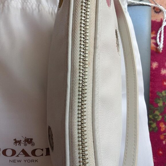 COACH SIGNATURE MULTICOLOR POLKA DOT POUCH MINI DEMI POUCH w/DUST BAG - Picture 6 of 13